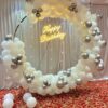 White Elegant Neon Birthday Decor