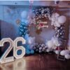 Silver And Blue Birthday Surprise