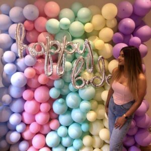 Pastel Birthday Wall Decor