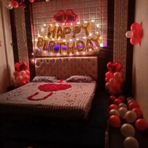 White And Red Birthday Surprise