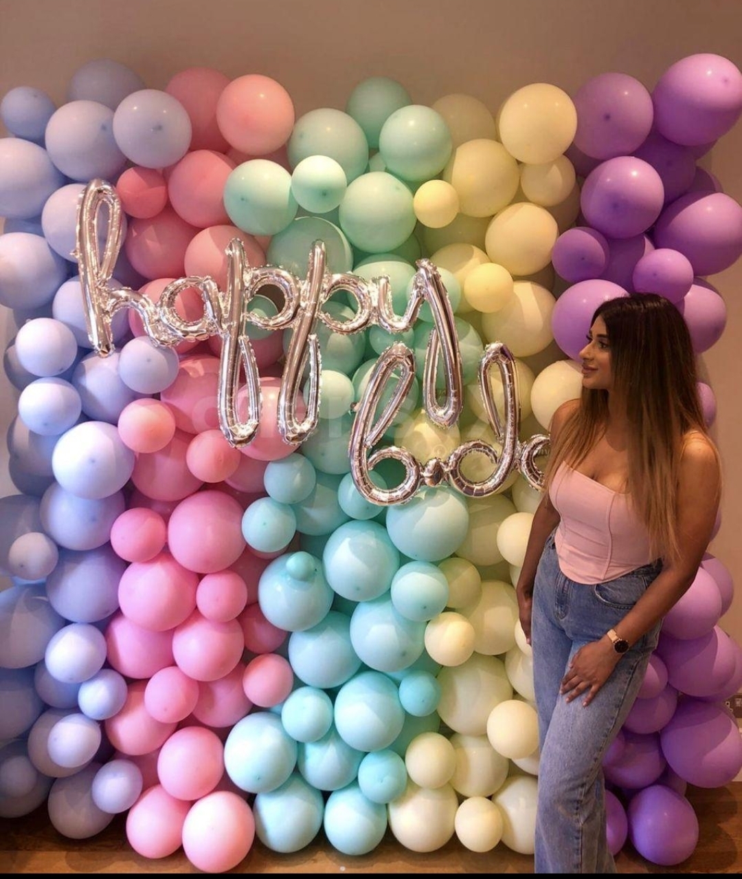 Pastel Birthday Wall Decor