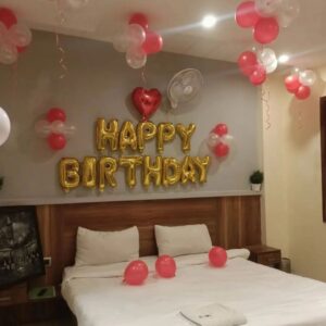 Red And White Bithday Decor