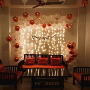 Rose Gold & White Birthday Surprise
