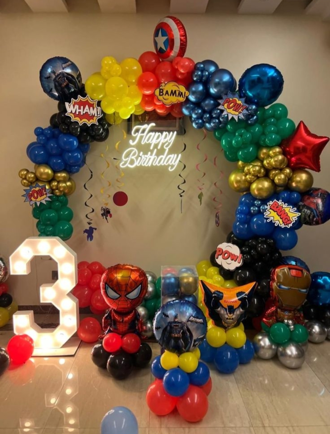 Spider Man Theme Ring Birthday