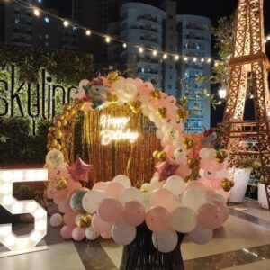 Pink Theme Unicorn Ring Birthday Surprise