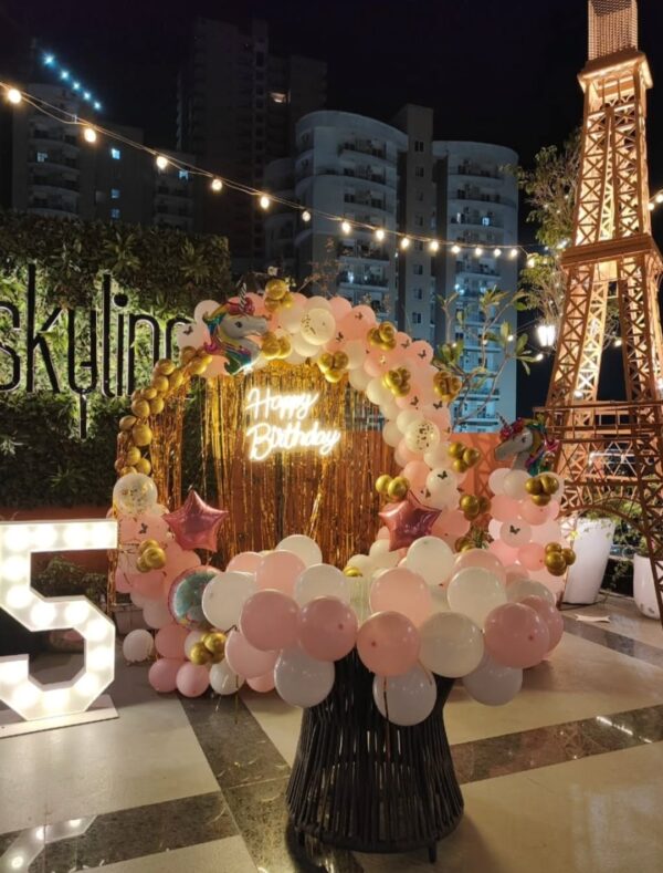 Pink Theme Unicorn Ring Birthday Surprise