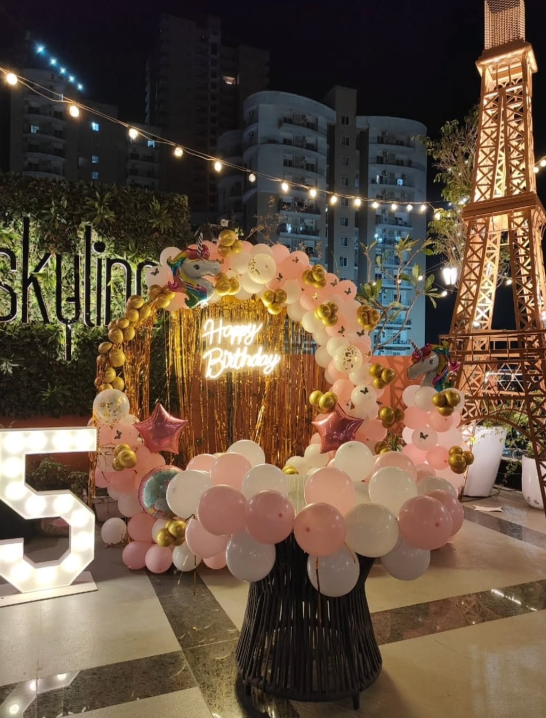 Pink Theme Unicorn Ring Birthday Surprise