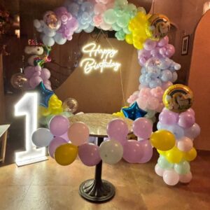Unicorn Theme Ring Birthday Decor