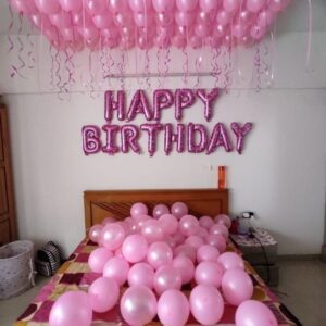 Pastel Pink Happy Birthday Decor