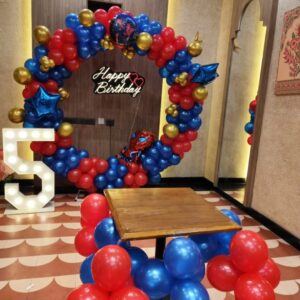 Spider Man Theme Ring Birthday Surprise