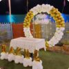 Golden Theme Ring Birthday Decor