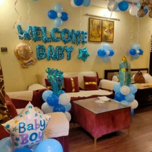 Welcome baby Boy Decor