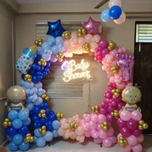 Pink & Blue Theme Baby Shower