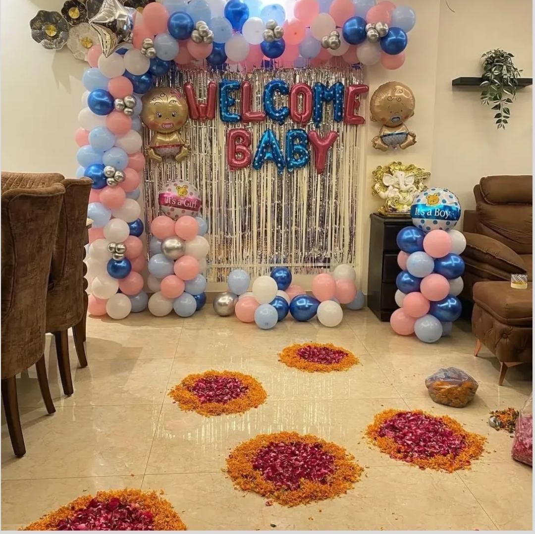 Double Delight Welcome Babies Decoration