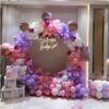 Pastel Pink Baby Girl Welcome Ring Decor