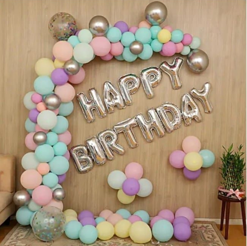 Pastel Theme Birthday Decor