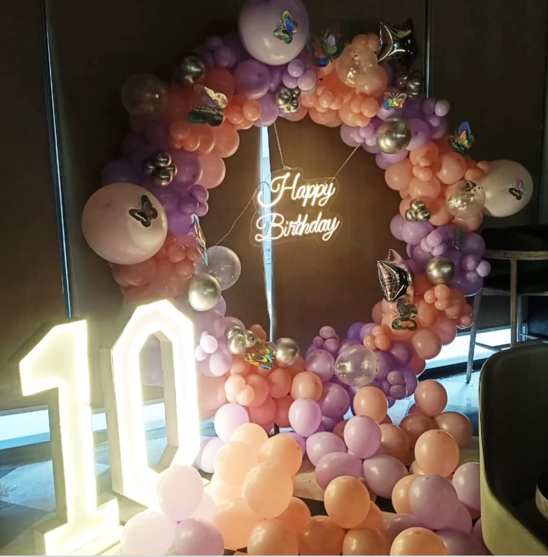 Happy 10th Birthday Ring Decoration