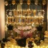 Golden-Black Birthday Decor Surprise