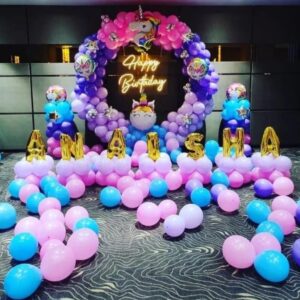 Unicorn Theme Ring Birthday decoration Surprise