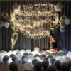 White And Grey Birthday Decor