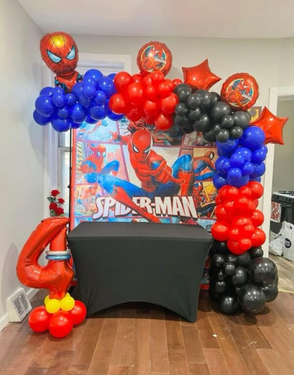 Spider-man Themed Birthday Decoration