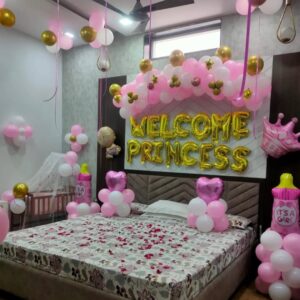 Welcome Princess Baby Girl Decoration