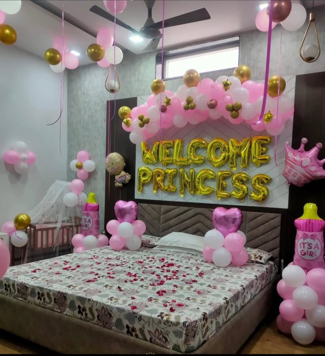 Welcome Princess Baby Girl Decoration