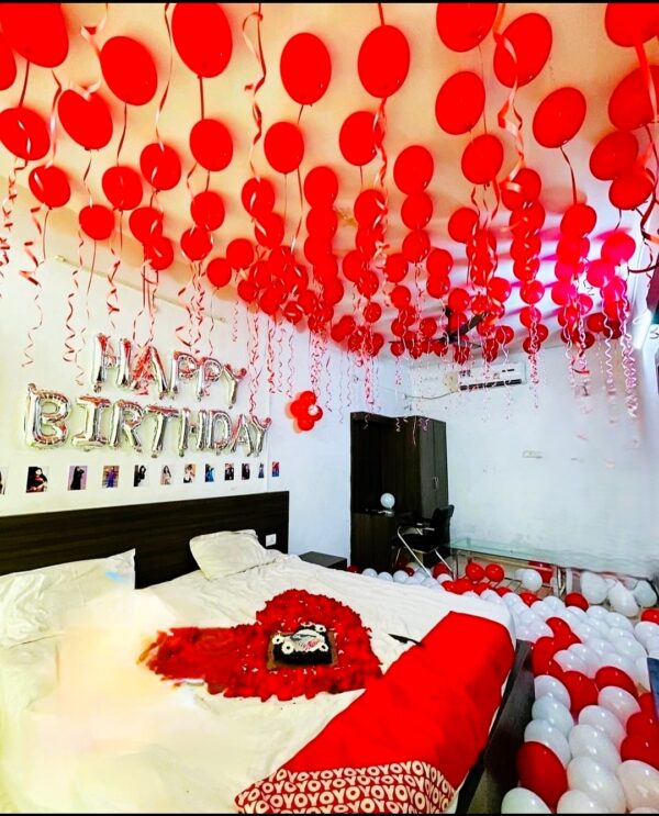 Red Theme Birthday Surprise