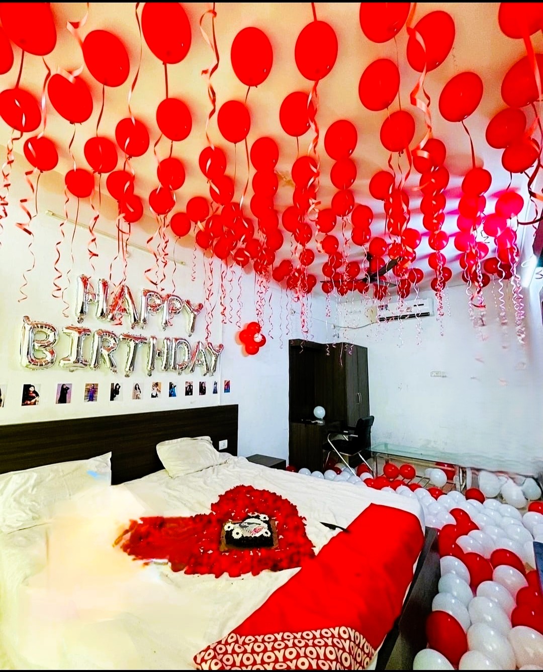 Red Theme Birthday Surprise