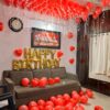 Romantic Red Birthday Decor
