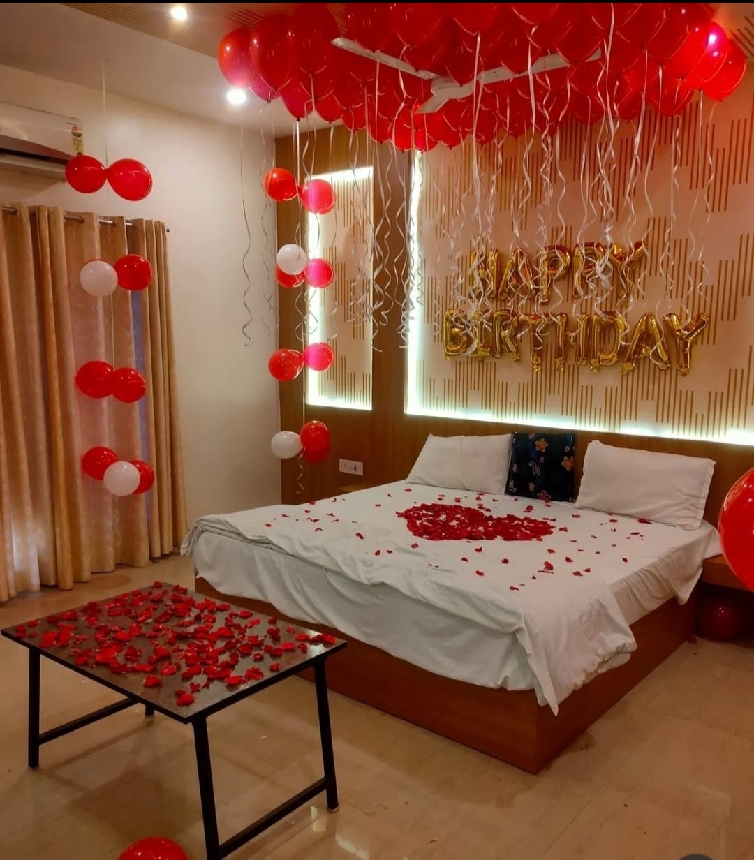 Romantic Room Birthday Decoration Surprise