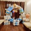 Pastel & Grey Baby Boy Ring Decoration