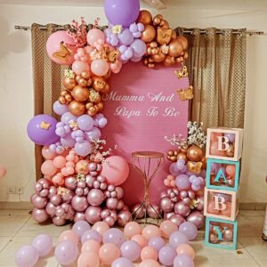 Rose Gold Theme Baby Shower Decor