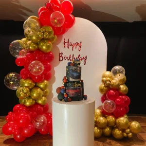 Romantic Red Birthday Decor