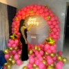Pink & Golden Birthday Ring Decor