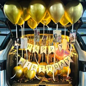 Gold Chrome Car Boot Surprise