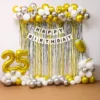Gold & Silver Birthday Decoration