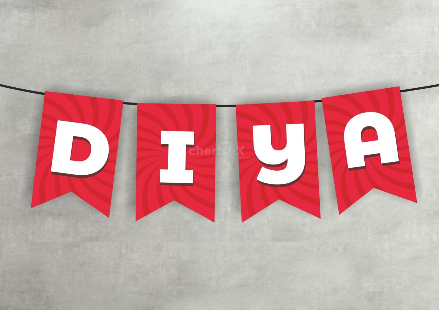 Add Name Paper Bunting
