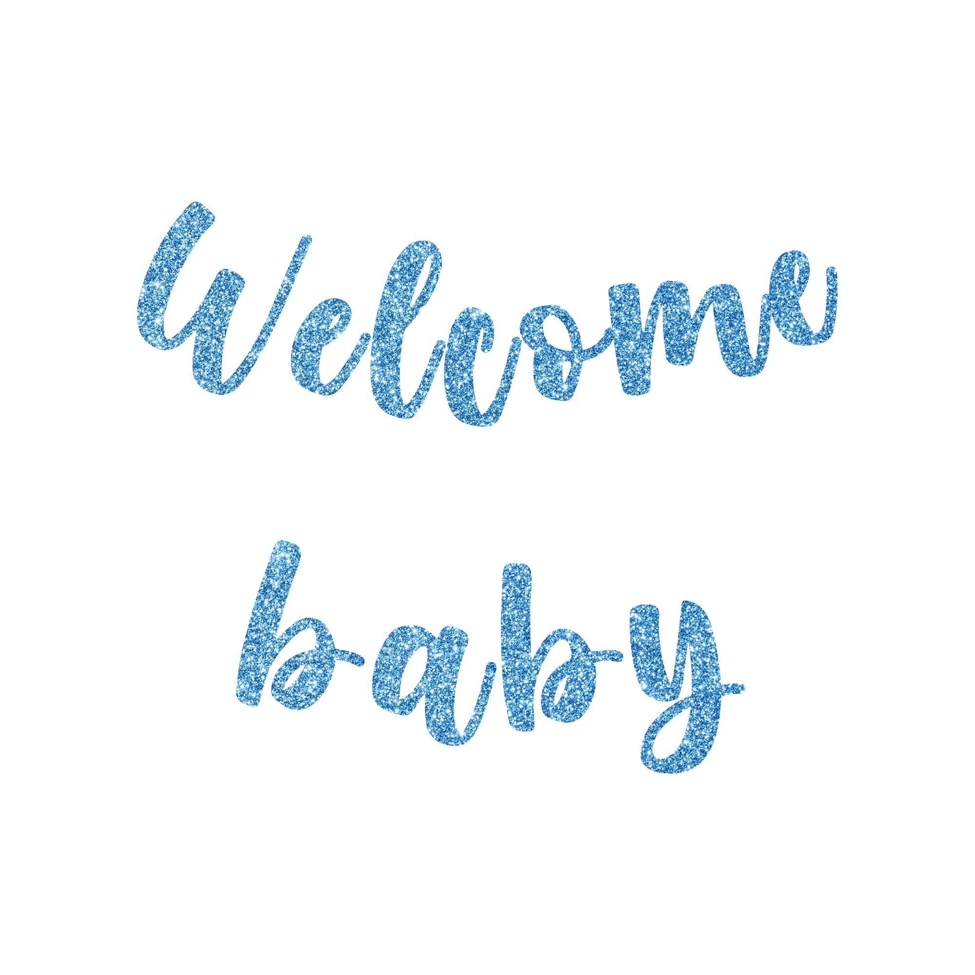 Welcome Baby Boy Bunting