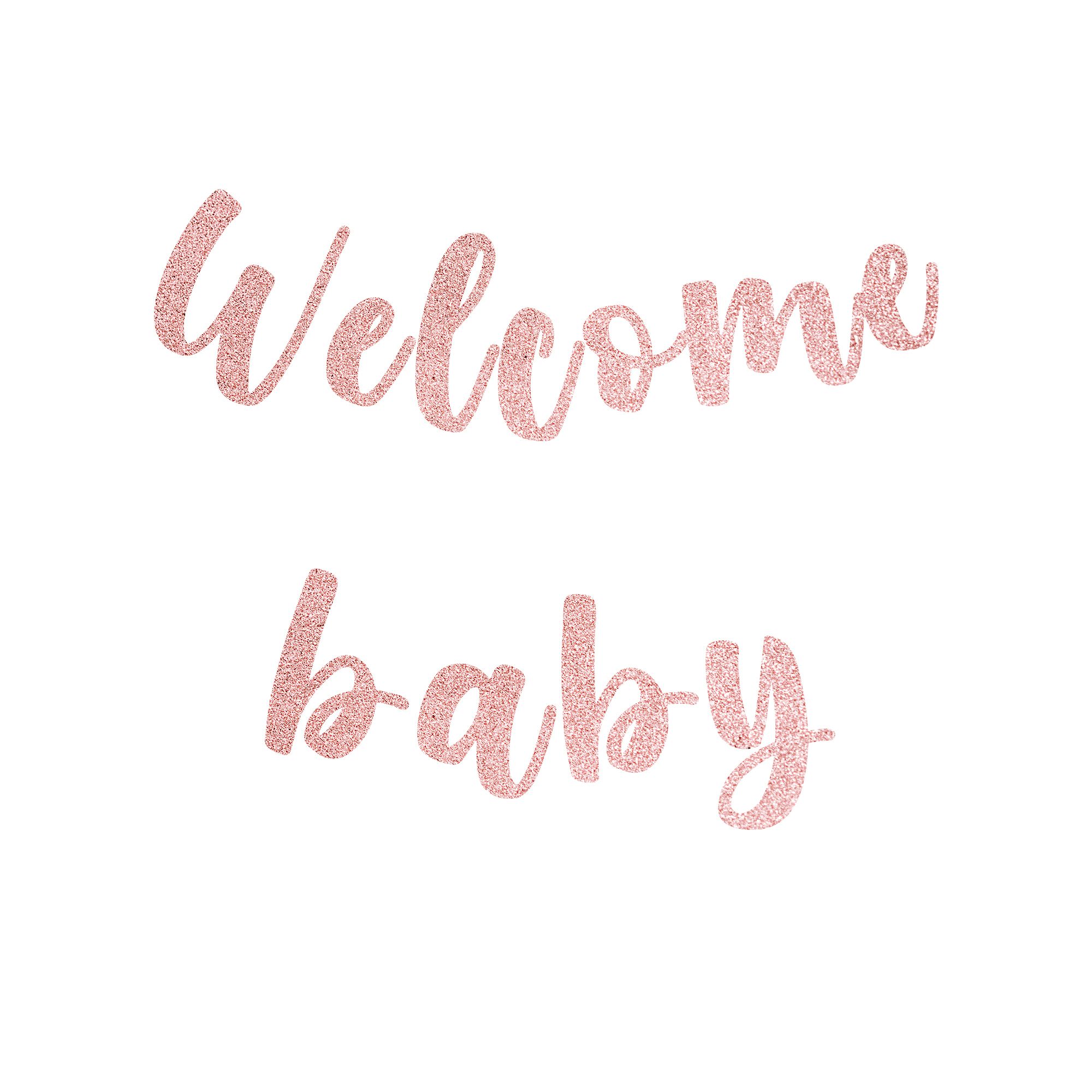 Welcome Baby Girl Bunting
